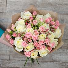 Букет цветов из:  Розы #REPLACE_PRED# Абраме-Тюбе