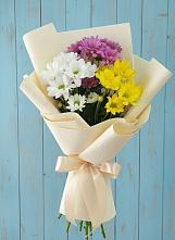 Букет цветов из:  Хризантемы #REPLACE_PRED# Абраме-Тюбе