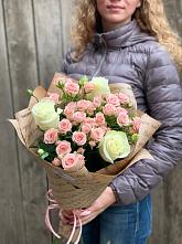 Букет цветов из:  Розы #REPLACE_PRED# Абраме-Тюбе
