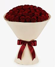 Букет 101 Бордовая роза Блэк Бакарра в Абраме-Тюбе