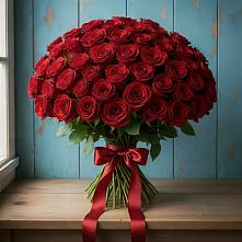 Букет Красные розы Блэк Меджик в Абраме-Тюбе