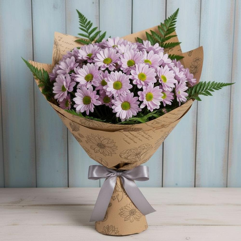 Букет цветов из: Хризантемы в Абраме-Тюбе