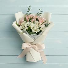 Букет цветов из:  Альстромерии в Абраме-Тюбе