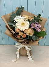 Букет цветов из:  Герберы и Хризантемы в Абраме-Тюбе