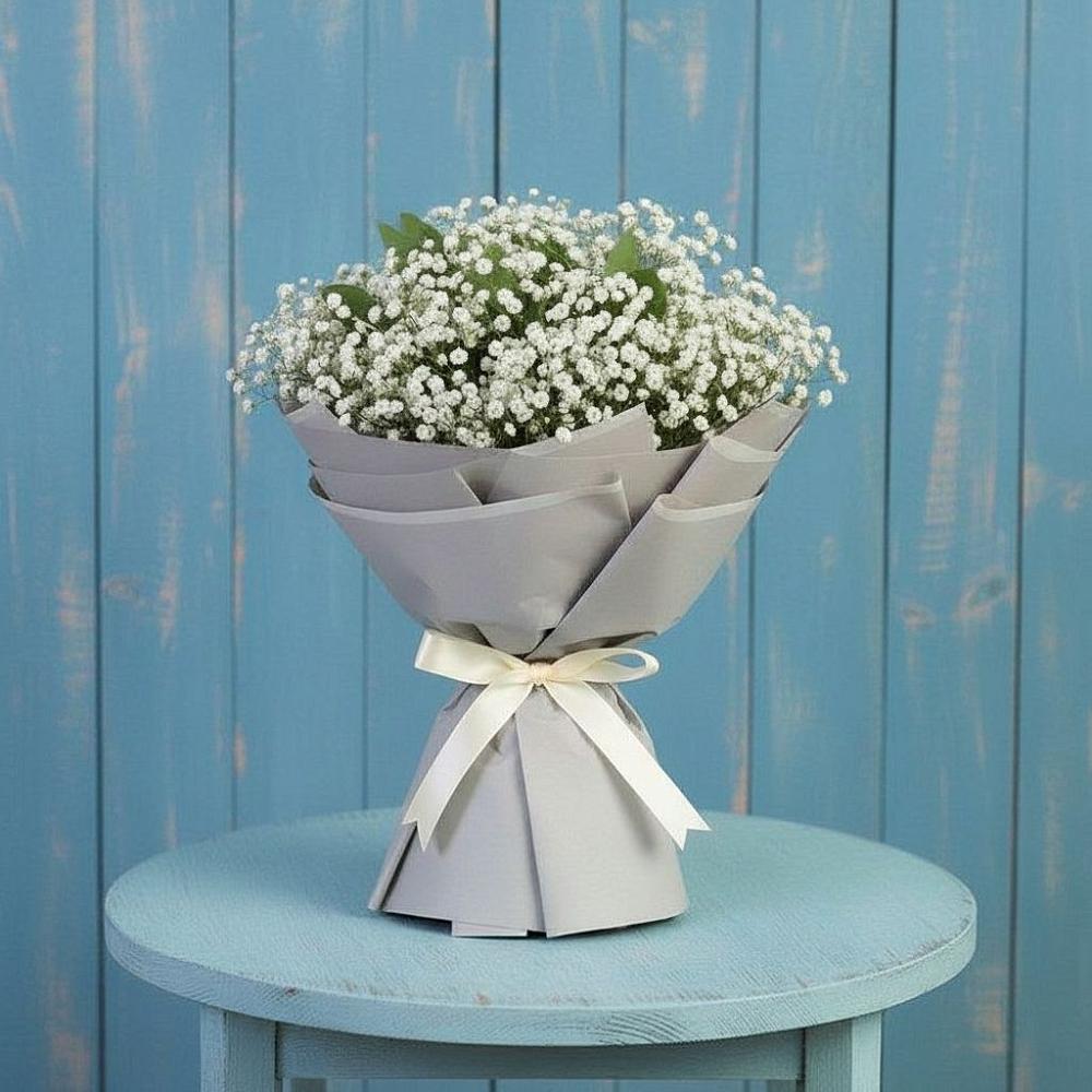 Букет цветов из: Гипсофила в Абраме-Тюбе