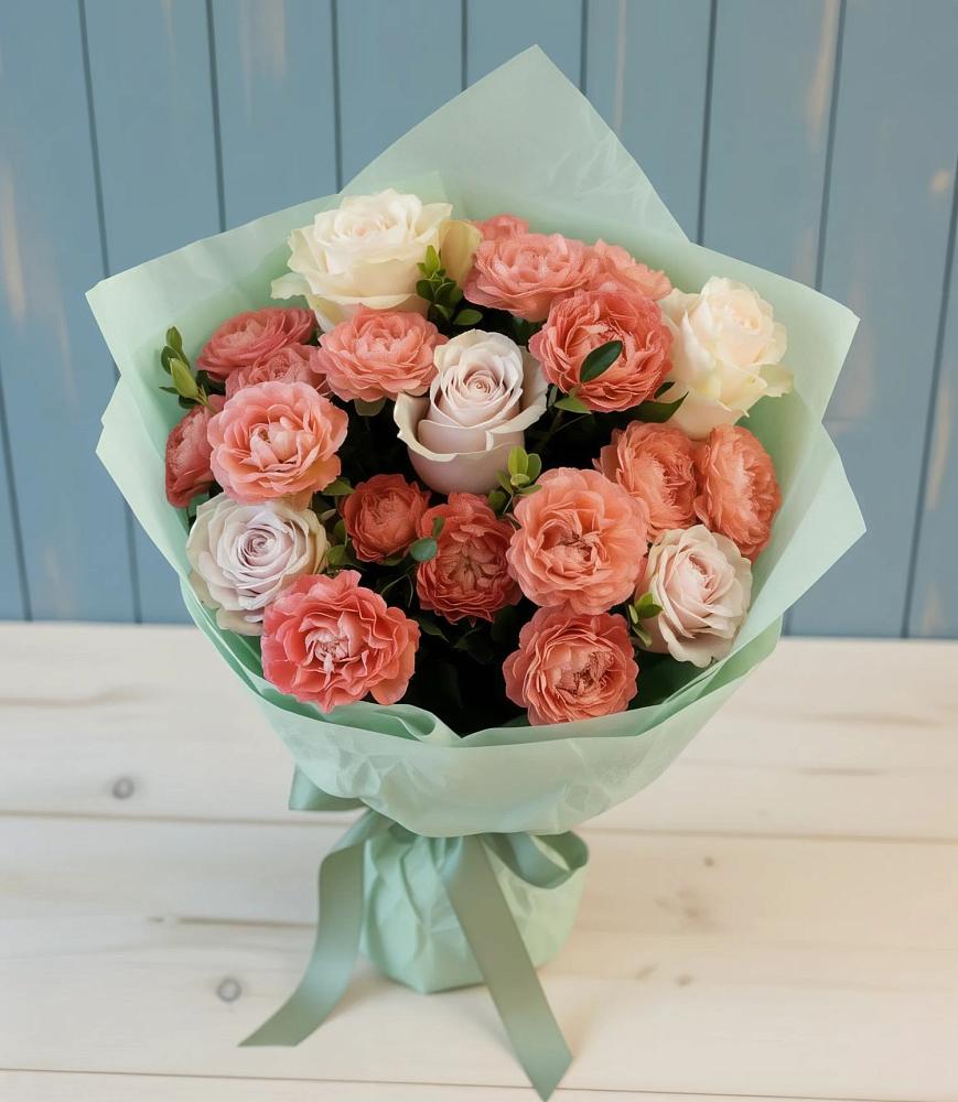 Букет цветов из: Розы в Абраме-Тюбе