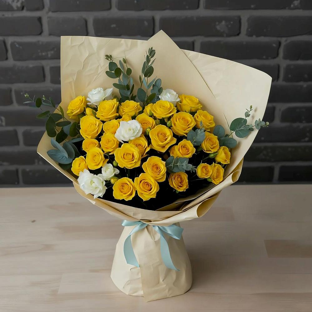 Букет цветов из: Розы в Абраме-Тюбе