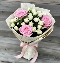 Букет цветов из:  Розы #REPLACE_PRED# Абраме-Тюбе