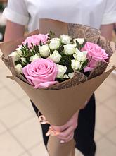 Букет цветов из:  Розы #REPLACE_PRED# Абраме-Тюбе