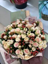 Букет цветов из:  Розы #REPLACE_PRED# Абраме-Тюбе