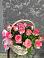 Цветочная композиция из Розы в корзине в Абраме-Тюбе