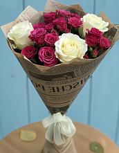 Букет цветов из:  Розы #REPLACE_PRED# Абраме-Тюбе