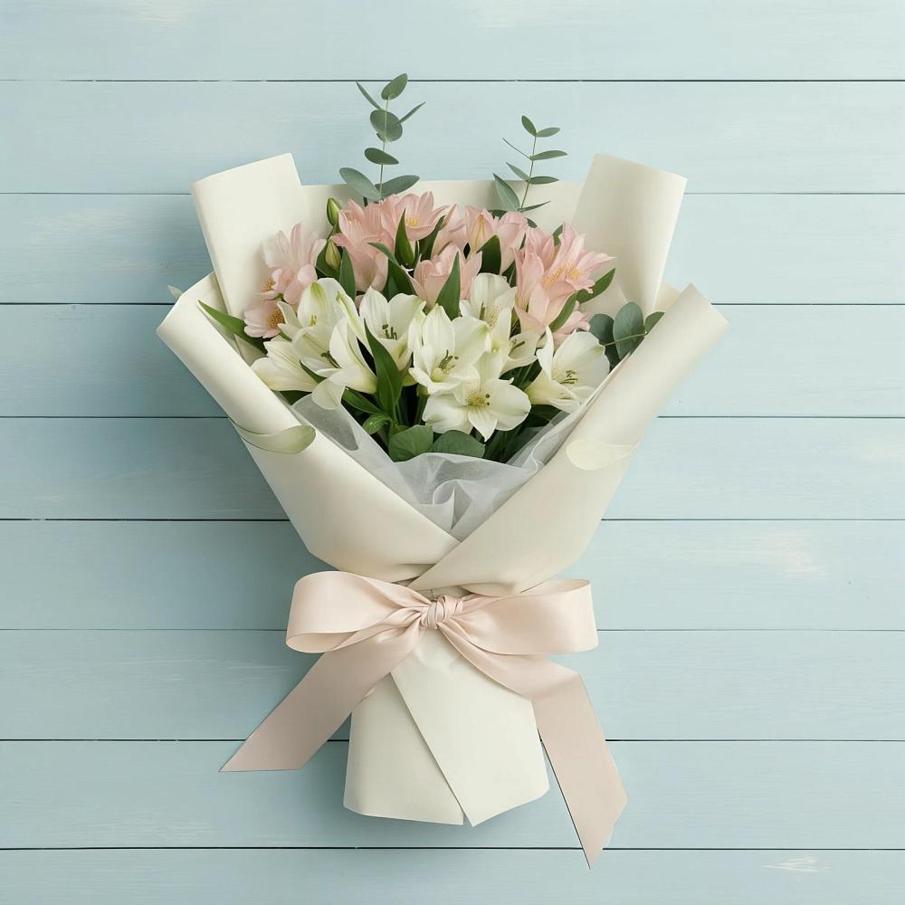 Букет цветов из: Альстромерии в Абраме-Тюбе