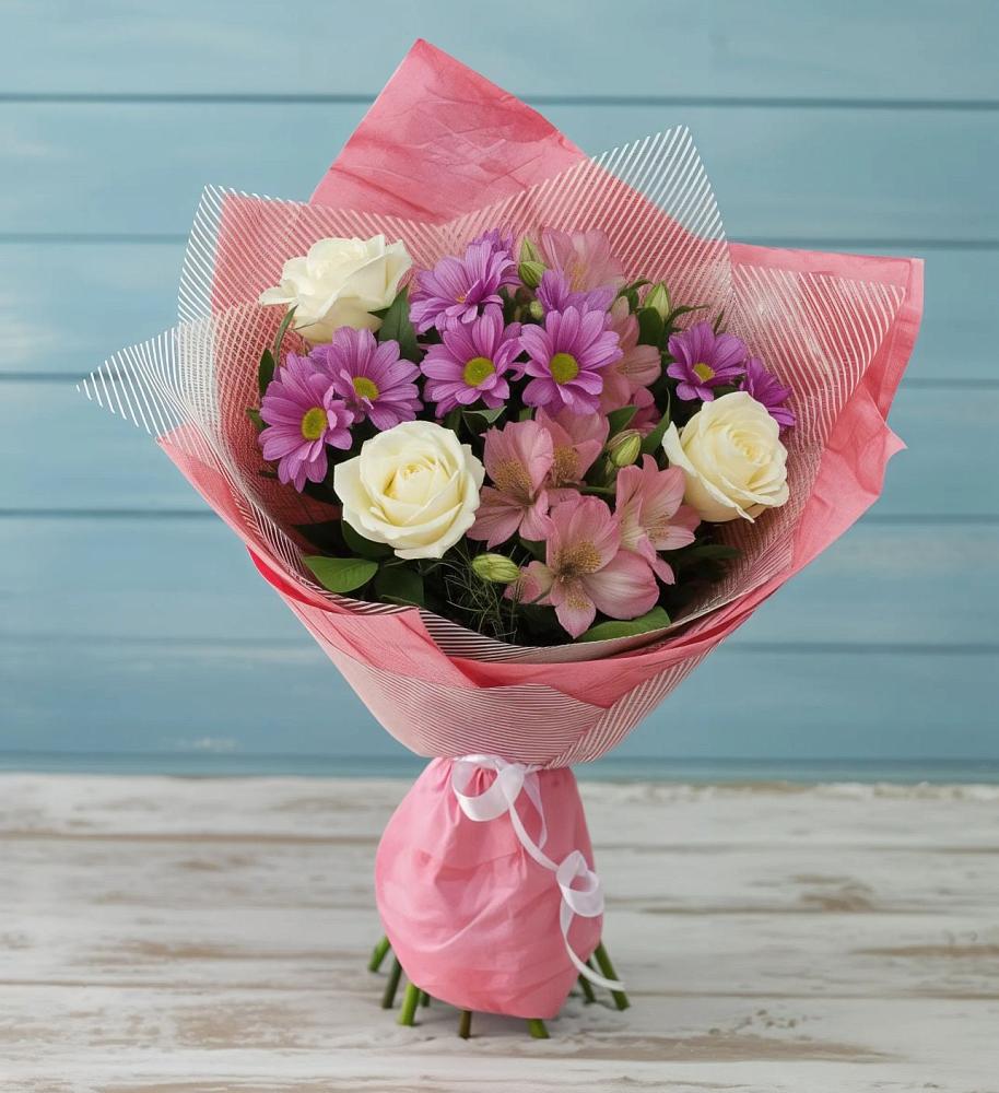 Букет цветов из: Герберы в Абраме-Тюбе